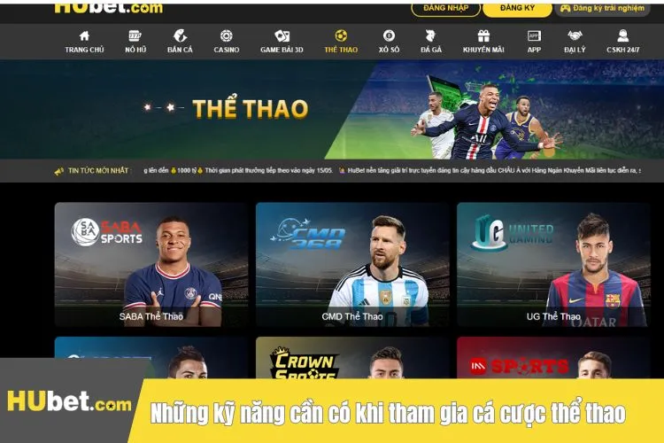 Những kỹ năng cần có khi tham gia cá cược thể thao