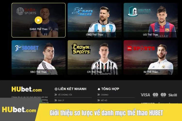 Giới thiệu sơ lược về danh mục thể thao HUBET