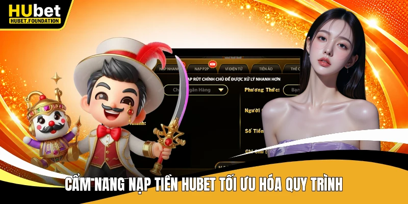 Cẩm nang nạp tiền Hubet tối ưu hóa quy trình